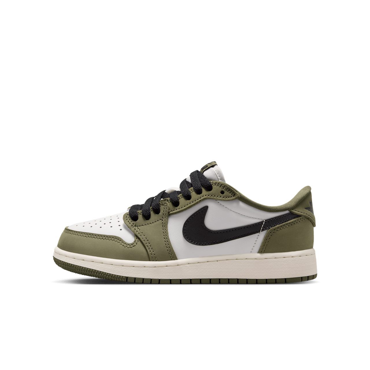 NIKE公式】エア ジョーダン 1 LOW OG 'Medium Olive and Summit White